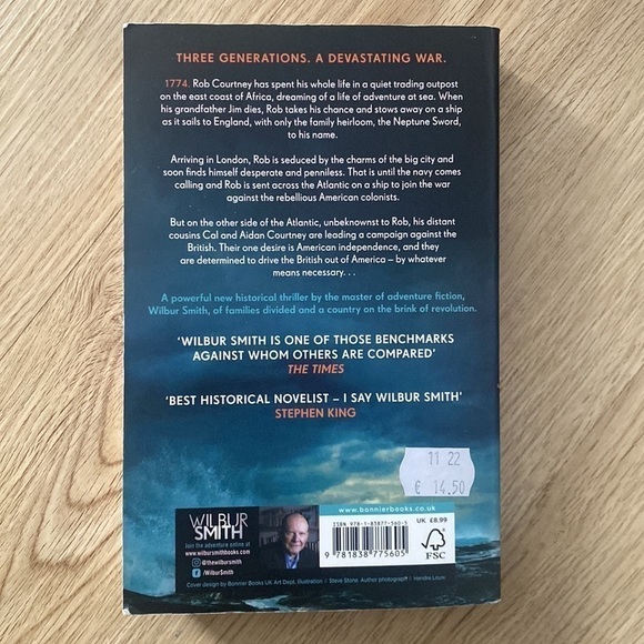 Storm Tide - Wilbur Smith, Tom Harper Book - Picture 2 of 3